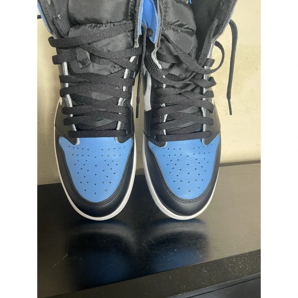 Nike Air Jordan 1 Retro High OG UNC Toe University Blue/Black/White DZ5485-400 - Picture 8 of 12